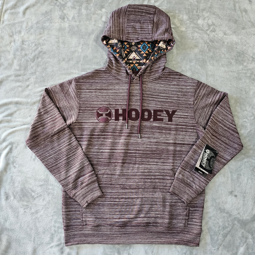 NWT• Hooey Lock-Up Burgundy Hoody Size M - Picture 2 of 10